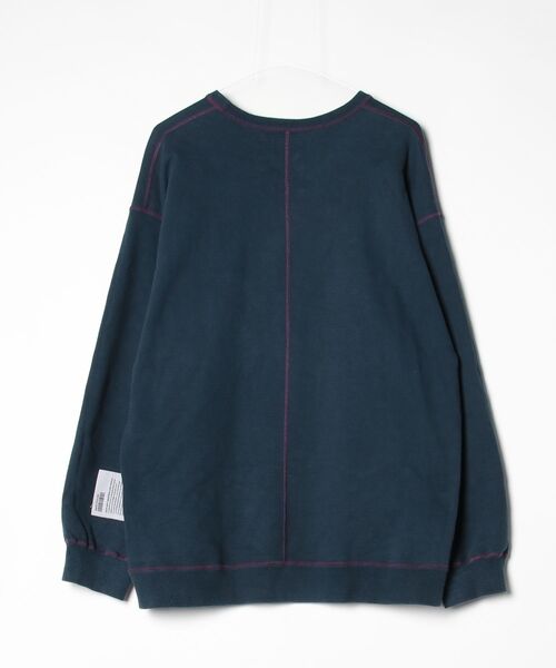 「SHAREEF」 スウェットカットソー 1 ダークグリーン メンズ_画像2