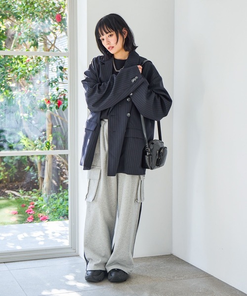 ami グレー テーラードジャケット新品未使用　自宅保管 PBLIM ジャケット テーラードジャケット 「UNISEX」「PBLIM