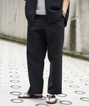ワイドパンツ パンツ 「ストレッチ/吸水速乾性...の詳細画像3