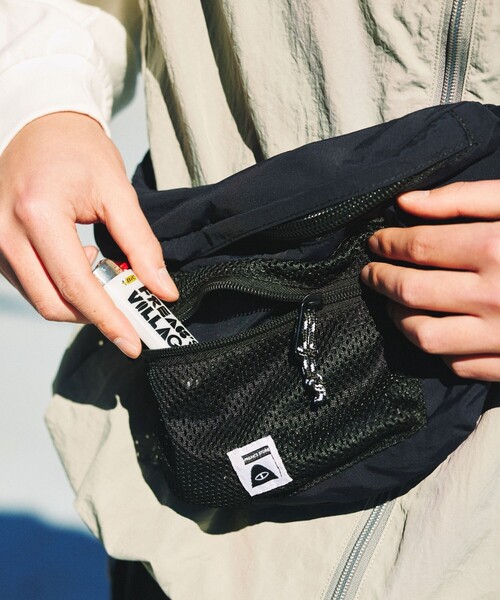 「POLeR」 ウエストバッグ「FREAK’S STOREコラボ」 ONE SIZE グレー レディース_画像9