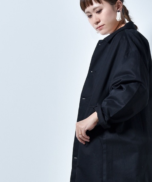 「folka」 ステンカラーコート M ベージュ レディース_画像3