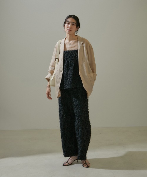 「SALON adam et rope'」 ジャケット M カーキ レディースの画像