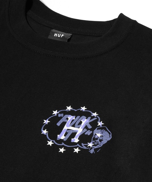 「HUF」 半袖Tシャツ X-LARGE ブラック メンズ_画像6