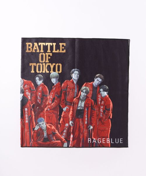 激レア！二代目♡JSB♡武者修行♡タオル♡レッド RAGEBLUE（レイジブルー） ブランケット 「BATTLE OF TOKYO」ROWDY