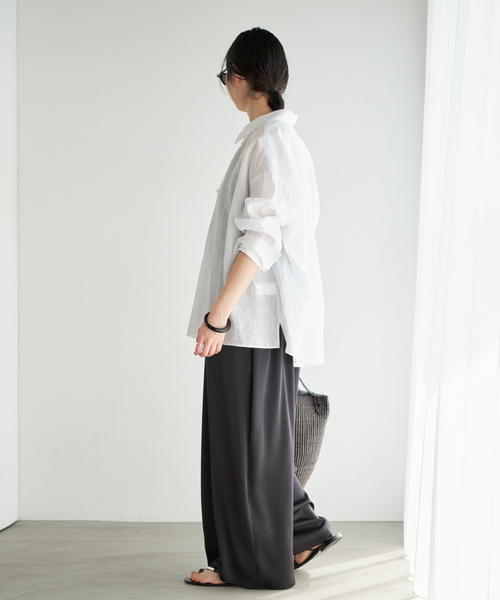 オールインワン dull satin パンツドレス レディースの画像