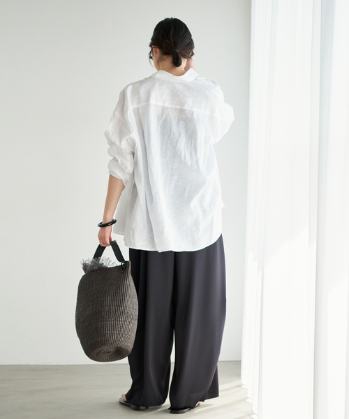 オールインワン dull satin パンツドレス レディースの画像