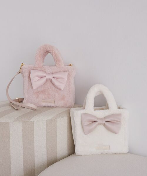 「Maison de FLEUR」 2WAYバッグ FREE ピンク レディース_画像2
