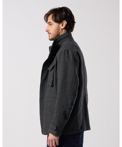 ミリタリージャケット モッズコート milled wool field jacketの画像