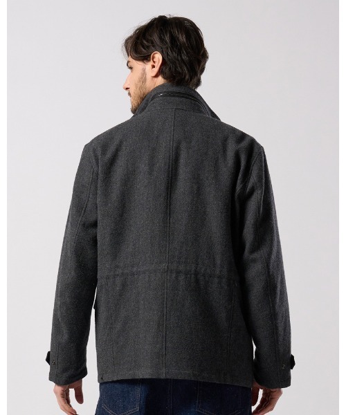 ミリタリージャケット モッズコート milled wool field jacketの画像
