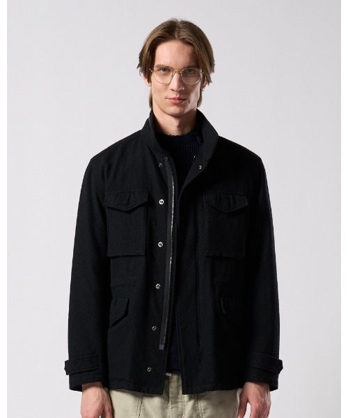 ミリタリージャケット モッズコート milled wool field jacketの画像