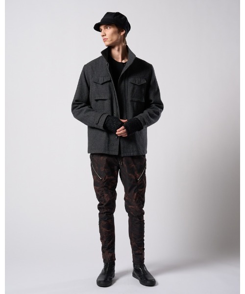 ミリタリージャケット モッズコート milled wool field jacketの画像