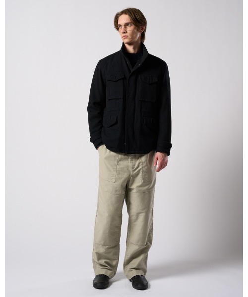 ミリタリージャケット モッズコート milled wool field jacketの画像