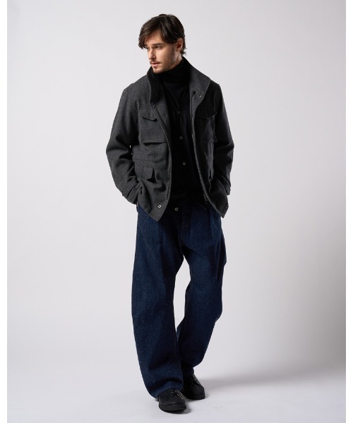 ミリタリージャケット モッズコート milled wool field jacketの画像