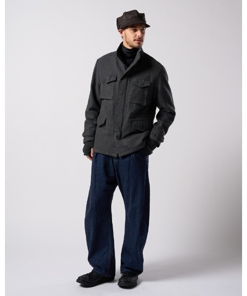 ミリタリージャケット モッズコート milled wool field jacketの画像