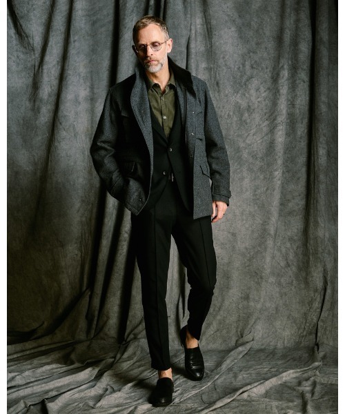 ミリタリージャケット モッズコート milled wool field jacketの画像