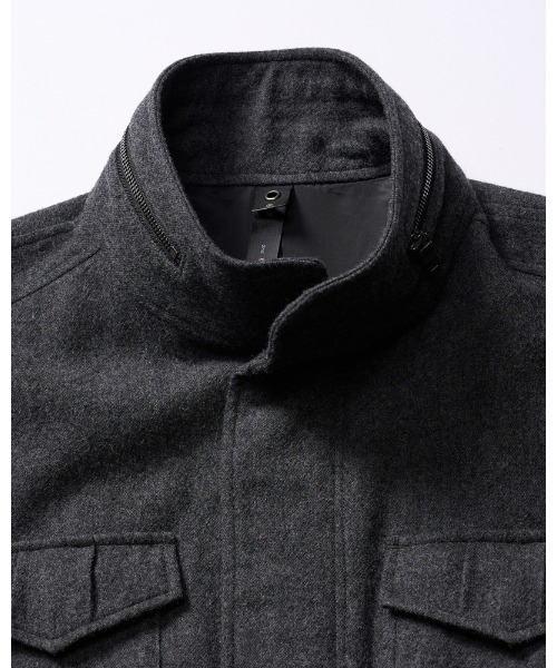 ミリタリージャケット モッズコート milled wool field jacketの画像