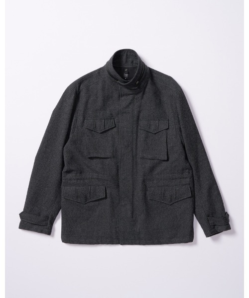 ミリタリージャケット モッズコート milled wool field jacketの画像