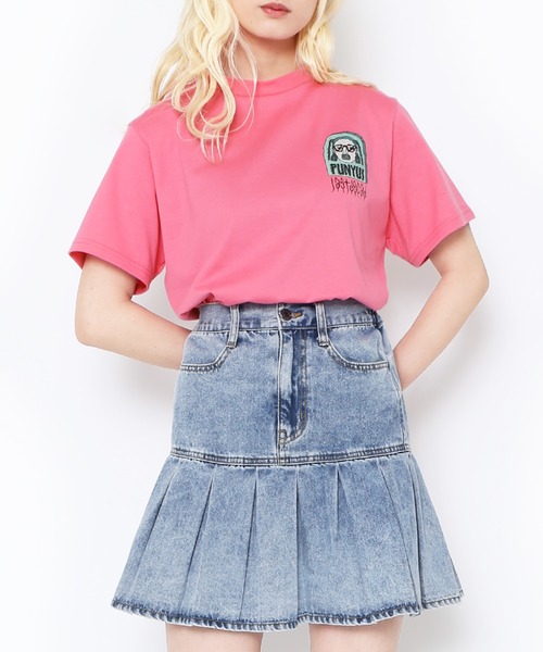 「PUNYUS」 ミニスカート 2 ライトブルー レディース_画像5