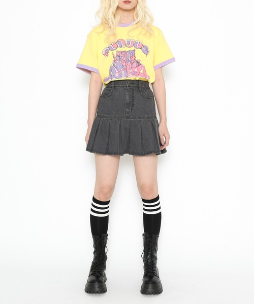 「PUNYUS」 ミニスカート 2 ライトブルー レディース_画像8