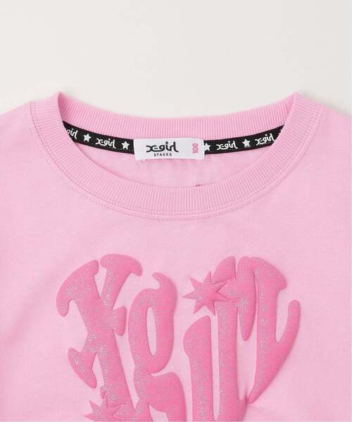 X-girl Stages（エックスガールステージス） tシャツ 「接触冷感」発泡