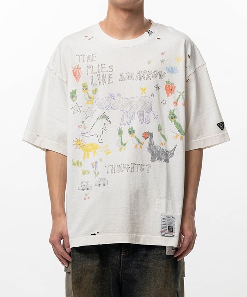 tシャツ 「MIHARAYASUHIRO/ミハラヤスヒロ」Kids Doodle Printed T-shirt / KIDS DOODLE TEEの画像