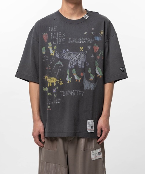 tシャツ 「MIHARAYASUHIRO/ミハラヤスヒロ」Kids Doodle Printed T-shirt / KIDS DOODLE TEEの画像