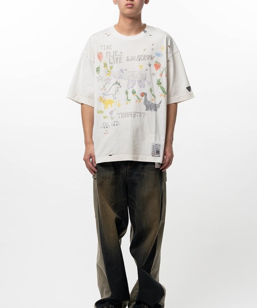 tシャツ 「MIHARAYASUHIRO/ミハラヤスヒロ」Kids Doodle Printed T-shirt / KIDS DOODLE TEEの画像