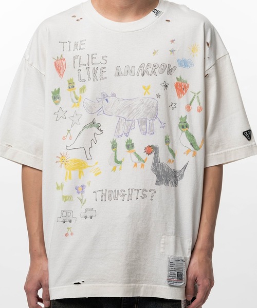 tシャツ 「MIHARAYASUHIRO/ミハラヤスヒロ」Kids Doodle Printed T-shirt / KIDS DOODLE TEEの画像