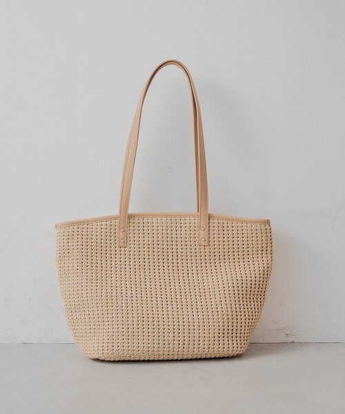 Chico（チコ） トートバッグ レースリボン付きカゴトートバッグ