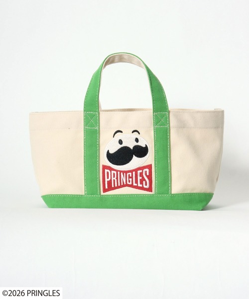 トートバッグ Pringles（プリングルズ） Mr.P ワンポイント刺繍 配色