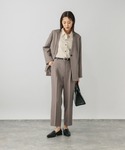 「GLOBAL WORK」 ノーカラージャケッ...の詳細画像3