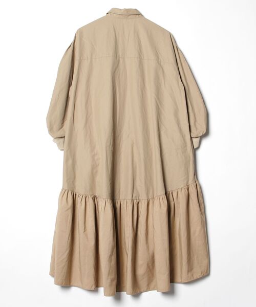 「AVIE」 長袖ワンピース「LADY LUCK LUCAコラボ」 38 ベージュ レディース_画像2
