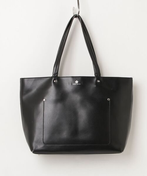 MARY QUANT（マリークヮント） ワンポイントトートバッグ - ブラック