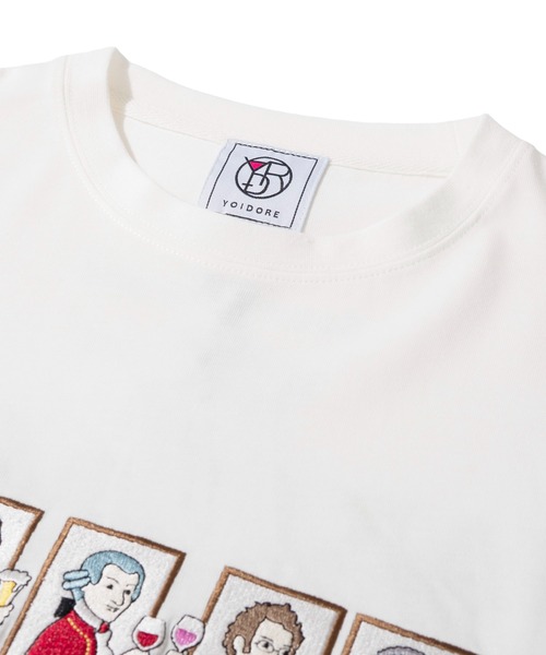 tシャツ 「YOIDORE」酒と音楽 刺繍MIX バックプリントTシャツ / グラフィックTシャツ メンズ レディース | ADPOSION | 10