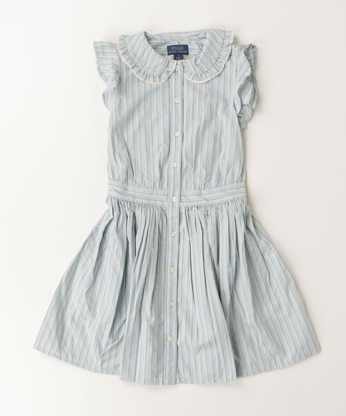 新品 Ralph Lauren コットン ポプリン ファン シャツドレス　120 Polo Ralph Lauren Childrenswear ラルフローレン ワンピース
