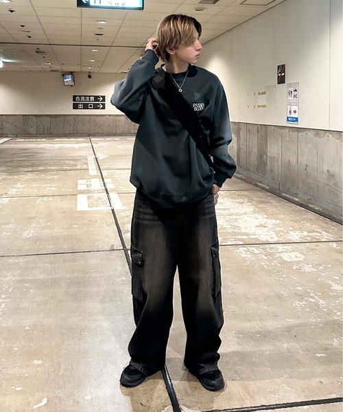 「sedacle」 デニムパンツ LARGE ブラック メンズ_画像8