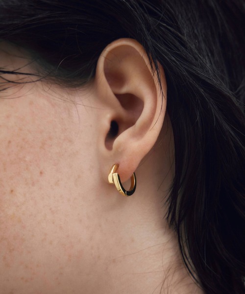 ete bijoux（エテ ビジュー） ピアス リグロウ フープピアス M