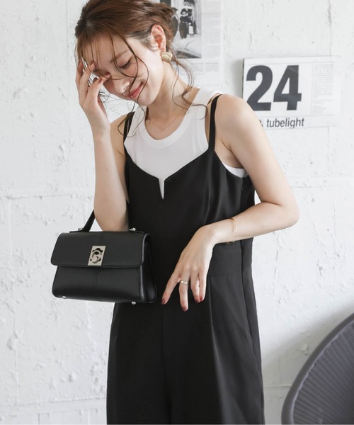 「AMELY」 「La-gemme」オーバーオール M ネイビー レディース_画像9