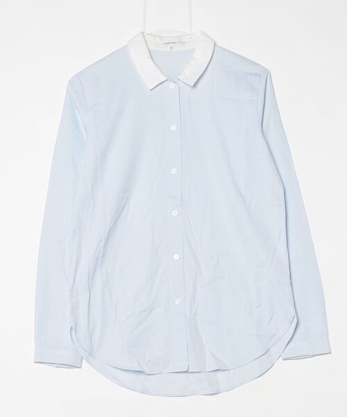 CARVEN（カルヴェン） 長袖シャツ 36 ブルー レディース : ZOZOTOWN 