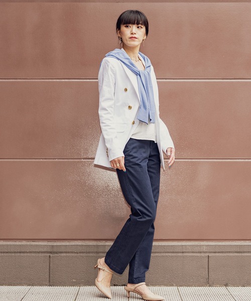「BANANA REPUBLIC FACTORY STORE」 テーラードジャケット 0 ネイビー レディース_画像3