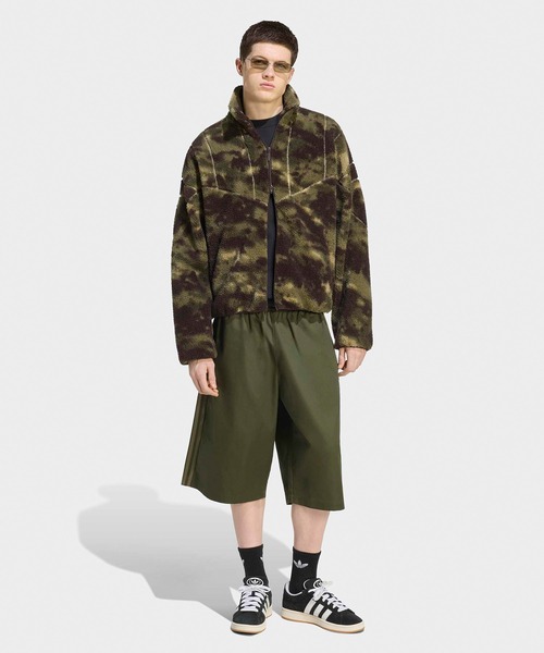 adidas 迷彩柄 ジップアップジャケット adidas（アディダス） ブルゾン アウター メンズ レディース