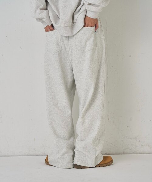 「WHO'S WHO gallery」 スウェットパンツ SMALL ネイビー レディース_画像5