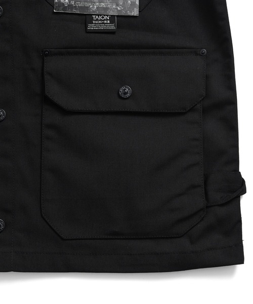 「TAION」 ジャケット 2XL ダークオリーブ メンズ_画像9