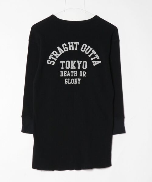 「Coal Black」 7分袖Tシャツ L ブラック メンズ_画像2