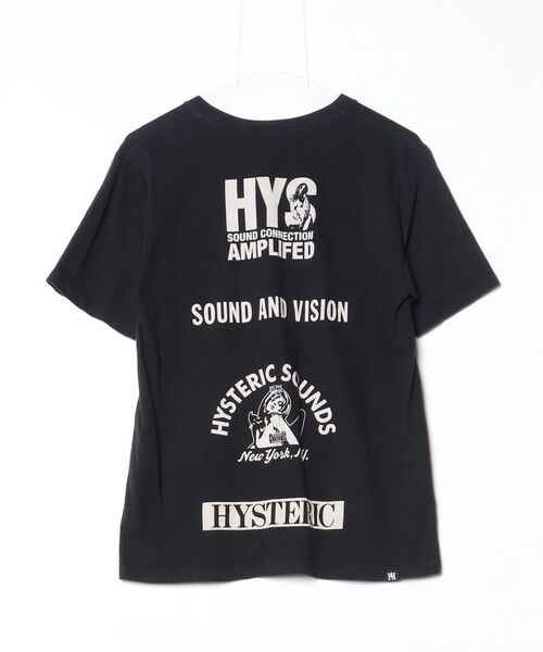 HYSTERIC GLAMOUR 半袖Tシャツ ブラック HYSTERIC GLAMOUR（ヒステリックグラマー） 半袖Tシャツ SMALL