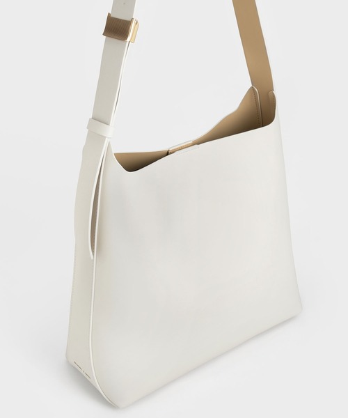 「CHARLES & KEITH」 トートバッグ L ブラウン系その他4 レディース_画像2