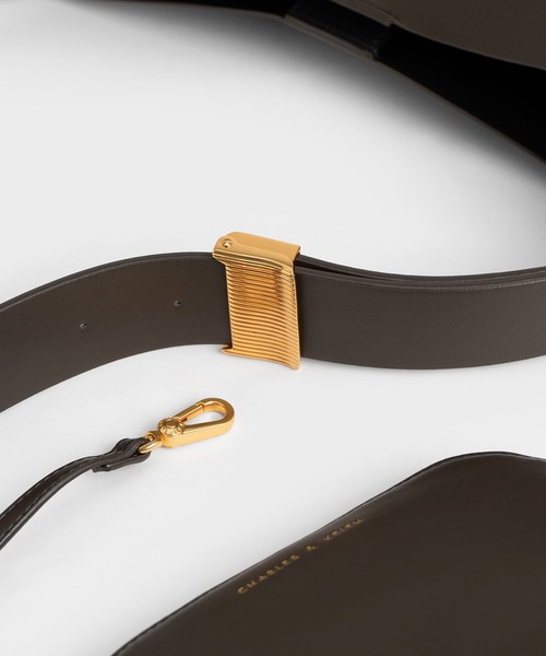 「CHARLES & KEITH」 トートバッグ L ブラウン系その他4 レディース_画像8