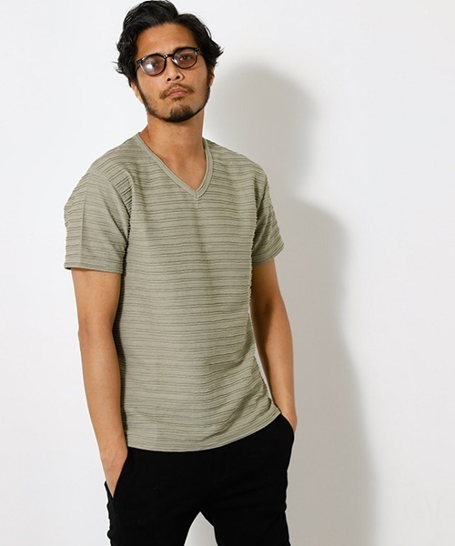 Tシャツ Tシャツ Tack Border Vネック Tee タックボーダーvネックtシャツ Zozotown Paypayモール店 通販 Paypayモール