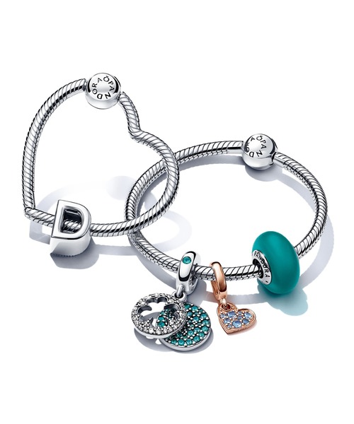 PANDORA（パンドラ） チャーム ラッキー フォーリーフ クローバー