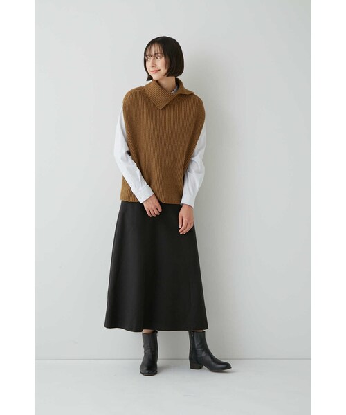 ベスト ジレ ホールガーメント片畦ニットベスト レディース 楽天市場】【SALE／50%OFF】◇ホールガーメント片畦ニットベスト